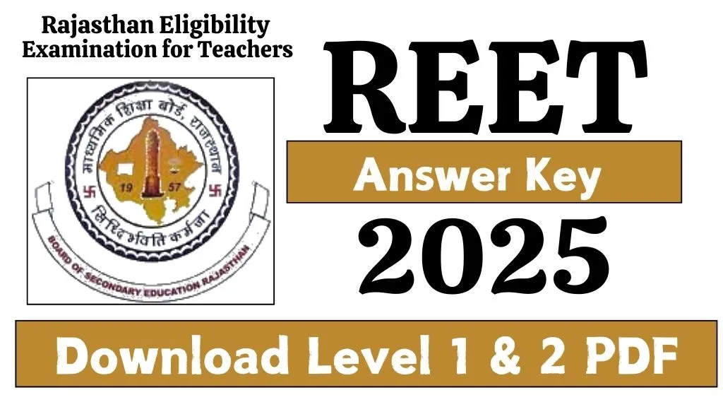 REET Answer Key 2025