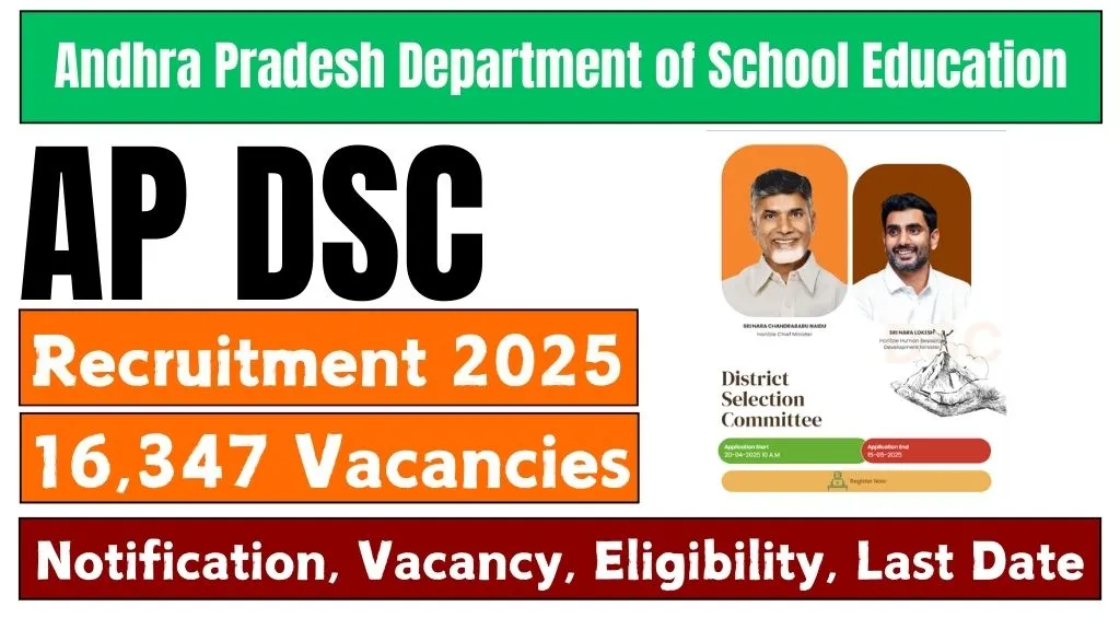 AP DSC Recruitment 2025