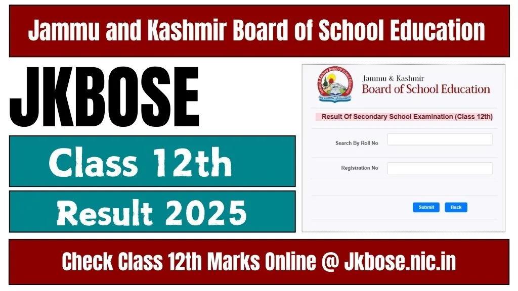 JKBOSE 12th Class Result 2025